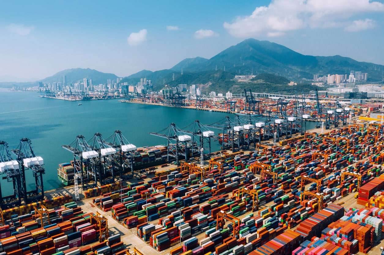 Puerto chino con alta actividad en importaciones