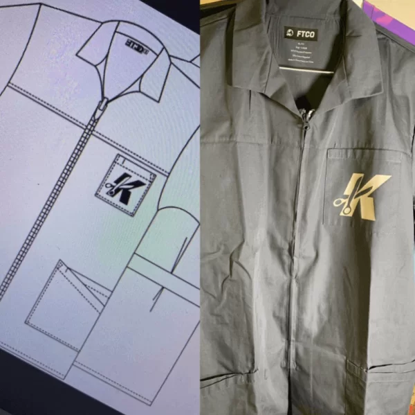Clothing manufacturer tech pack — sample verification