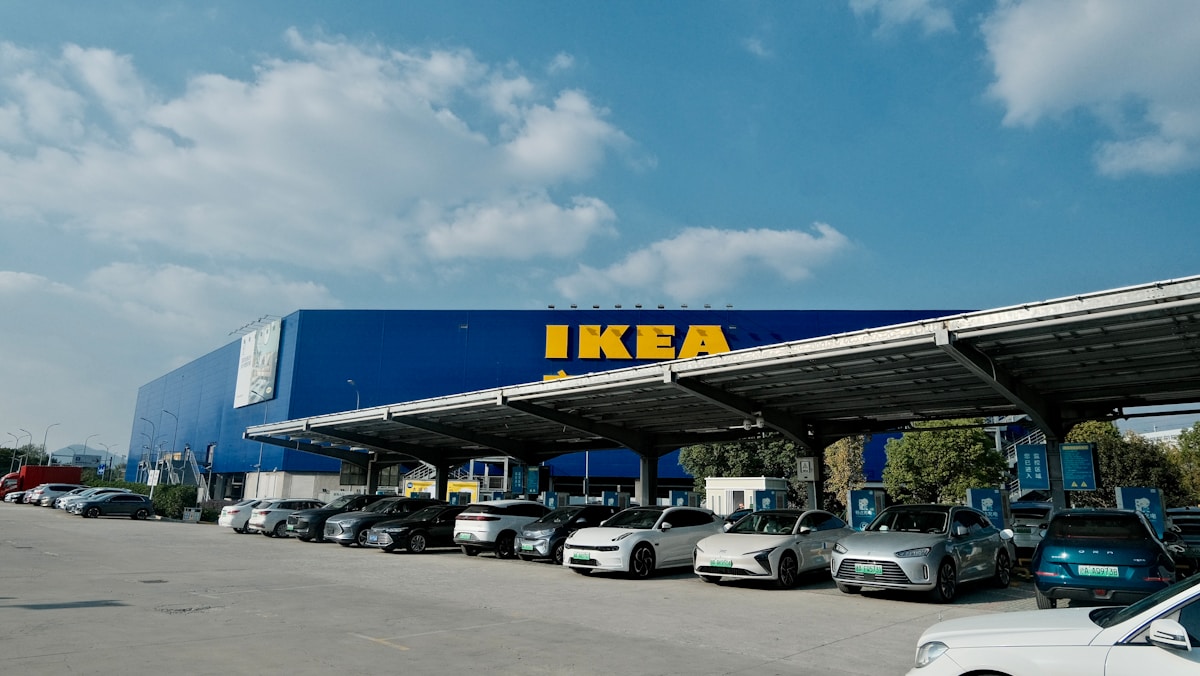 Fachada de tienda IKEA en China