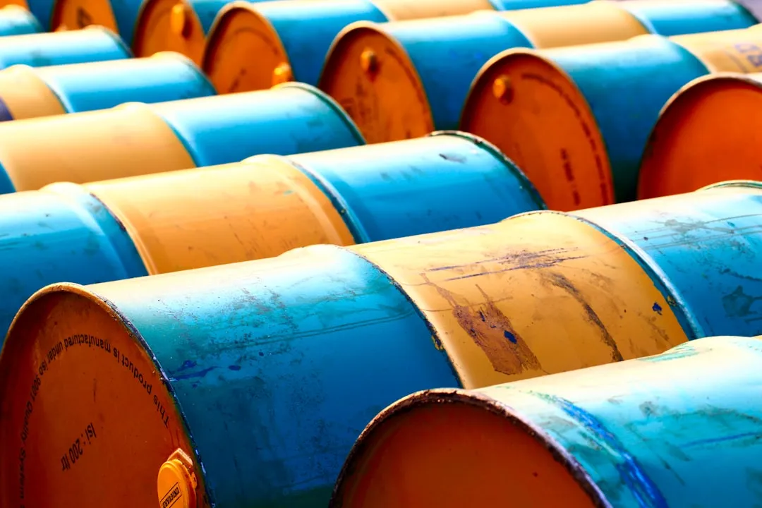 Bidones de almacenamiento de la industria química
