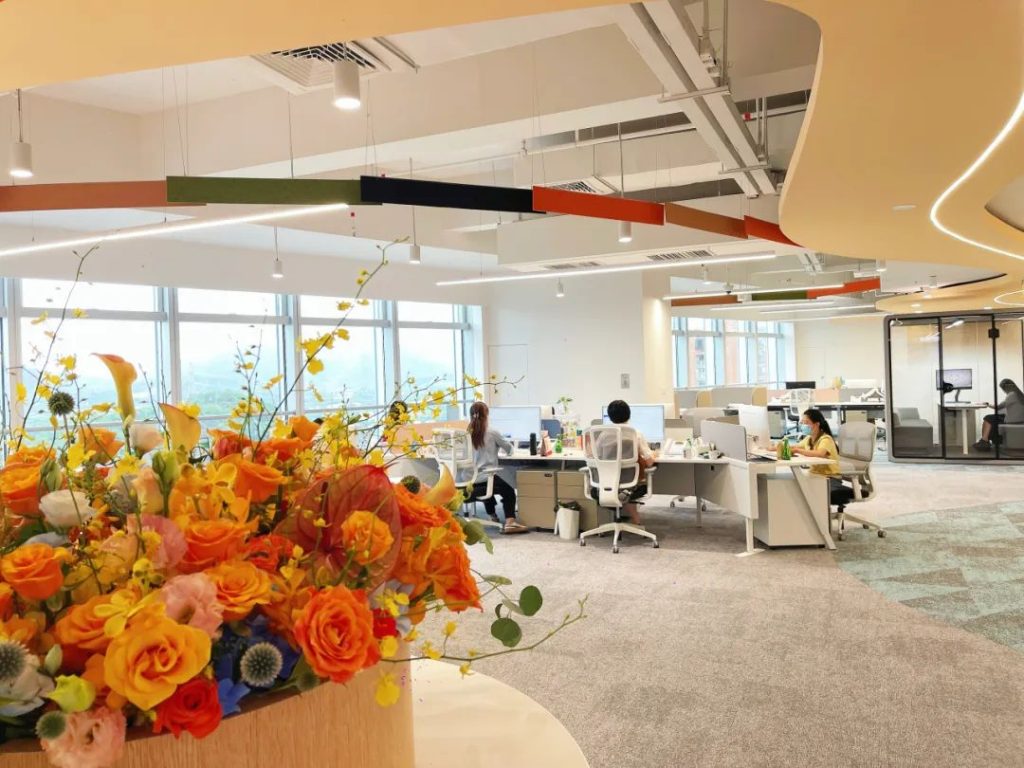 Collaborative workspace at SINO Shipping South China Collaboration Center